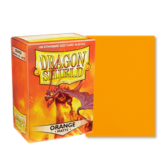 Dragon Shield DS100 Matte - oranžna - ovitki za kartice