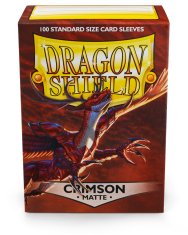Dragon Shield DS100 Matte - Crimson - ovitki za kartice