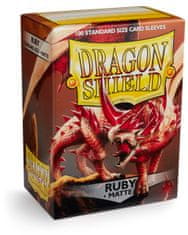 Dragon Shield DS100 Matte - Rubin - ovitki za kartice