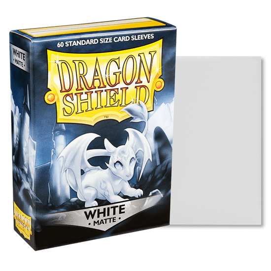 Dragon Shield DS60 Matte - Bela - ovitki za kartice