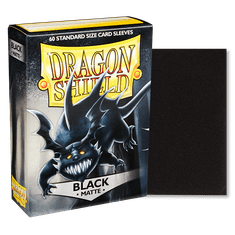 Dragon Shield DS60 Matte - Črna - ovitki za kartice
