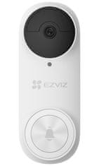 EZVIZ Smart Set DB2 2K (3MP)/ Wi-Fi/ videofon/ brezžični zvonec/ ločljivost 2000x1504/ IP65/ bela