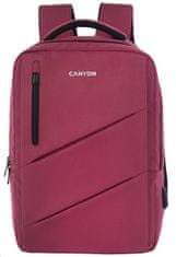 Canyon BPE-5 nahrbtnik za 15,6" ntb, 40 x 30 x 12cm (+6cm), roza