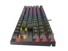 Genesis Gaming mehanska tipkovnica THOR 303/TKL/RGB/Outemu Red/Wireless USB/CZ-SK layout/Black