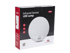 Maclean LED svetilka s senzorjem gibanja Maclean, PIR senzor, bela, 15W, IP54, 1100lm, nevtralna