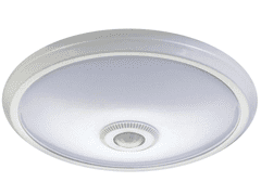 Maclean Notranja LED stropna luč z PIR senzorjem MCE131 12W, 360° , bele barve
