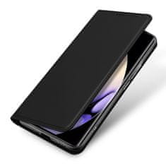 slomart dux ducis skin pro case za realme 10 pro flip cover card wallet stand black