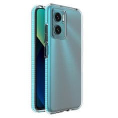 slomart pomladni ovitek za xiaomi redmi note 11e /redmi 10 5g / redmi 10 prime+ 5g / poco m4 5g silikonski ovitek z okvirjem svetlo moder