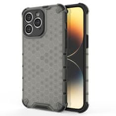 slomart ovitek honeycomb za iphone 14 pro armoured hybrid cover črn