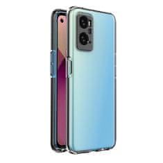 slomart spring case cover za realme 9i, oppo a36 / a76 / a96 silikonski ovitek z okvirjem črn