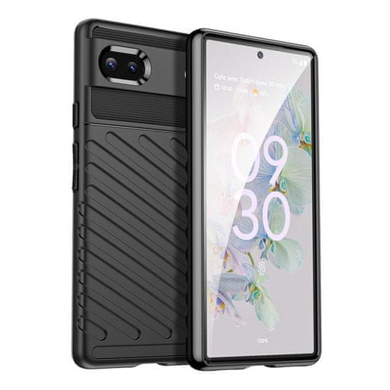 slomart ovitek thunder case za google pixel 6a silikonski oklep črn