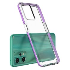 slomart silikonski ovitek spring case za realme 9 pro z okvirjem svetlo roza