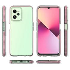 slomart silikonski ovitek spring case za realme c35 z okvirjem svetlo moder