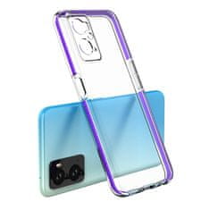 slomart spring case cover za realme 9i, oppo a36 / a76 / a96 silikonski ovitek z okvirjem črn