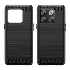 slomart ovitek thunder case za oneplus 10t / oneplus ace pro silikonski oklepni ovitek črn