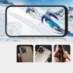 slomart prozoren ovitek 3v1 za iphone 11 okvir gel ovitek črn