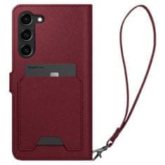 Spigen Ohišje z denarnico in žepom za kartice Galaxy S23+ Denarnica S Plus bordo