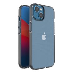 slomart silikonski ovitek spring case za iphone 14 z okvirjem črn