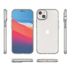 slomart silikonski ovitek spring case za iphone 14 plus z okvirjem črn