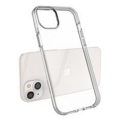 slomart silikonski ovitek spring case za iphone 14 plus z okvirjem črn