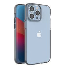 slomart silikonski ovitek spring case za iphone 14 pro max z okvirjem črn