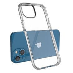 slomart silikonski ovitek spring case za iphone 14 z okvirjem črn