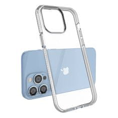 slomart silikonski ovitek spring case za iphone 14 pro max z okvirjem črn