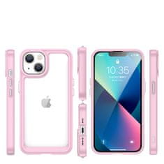 slomart trd ovitek outer space case za iphone 14 plus z gel okvirjem roza