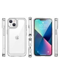 slomart trd ovitek outer space case za iphone 14 plus s prozornim okvirjem iz gela