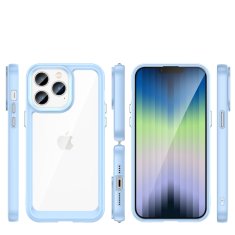 slomart trd ovitek outer space case za iphone 14 pro z modrim gel okvirjem