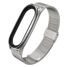 Miramarket MilaneseBand za Xiaomi Mi Smart Band 5/6/6 NFC Silver