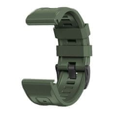 Miramarket Športni trak Iconband za Garmin Fenix 3 / 5X / 3HR / 5X Plus / 6X / 6X Pro / 7X Army Green