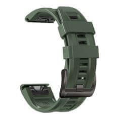 Miramarket Športni trak Iconband za Garmin Fenix 3 / 5X / 3HR / 5X Plus / 6X / 6X Pro / 7X Army Green