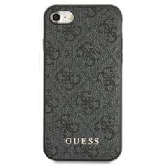 Guess Guess 4G Metal Gold Logo - Ohišje za iPhone SE 2022 / SE 2020 / 8 / 7 (sivo)