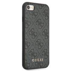 Guess Guess 4G Metal Gold Logo - Ohišje za iPhone SE 2022 / SE 2020 / 8 / 7 (sivo)