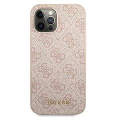 Guess Guess 4G Metal Gold Logo - Ohišje za iPhone 12 Pro Max (roza)