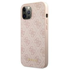 Guess Guess 4G Metal Gold Logo - Ohišje za iPhone 12 Pro Max (roza)