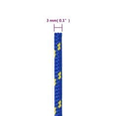 Vidaxl Delovna vrv moder 3 mm 250 m polipropilen