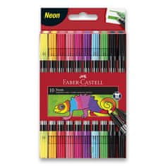 Faber-Castell Neonski obojestranski otroški markerji 10 barv