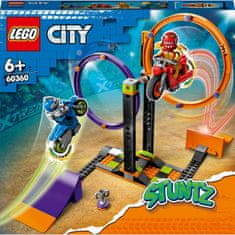 LEGO City 60360 Izziv za kaskaderski podvig z vrtečimi se krogi