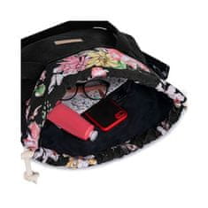 ZAGATTO Ženska torbica Black/Meadow Flowers ZG-608