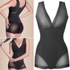 Northix Shapewear spodnje perilo za oblikovanje postave, črno - velikost XL 