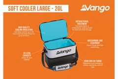 Vango Soft Cooler hladilna torba, 20L, siva