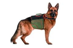 Karlie Nahrbtnik za pse zeleno-oranžna odsevna velikost. XL