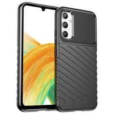 slomart thunder case ohišje za samsung galaxy a34 5g silikonsko oklepno ohišje black