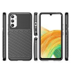 slomart thunder case ohišje za samsung galaxy a34 5g silikonsko oklepno ohišje black