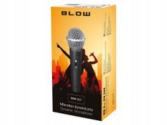 Blow PRM317 žični mikrofon, XLR, JACK 6.3 mono, 5 m kabel, kovina