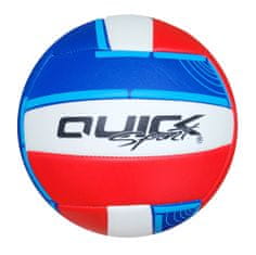 QUICK Sport Sport Ball VB 100 žoga, mehka blazina, 65 cm, rdeča/modra