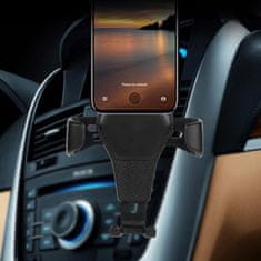 HURTEL Gravitacijski avtomobilski nosilec za telefon na zračniku Car Holder H01 black