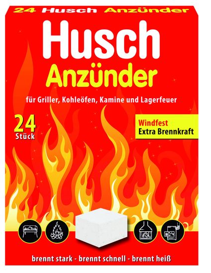 Husch kocke za prižiganje žara in trdih goriv, 24/1